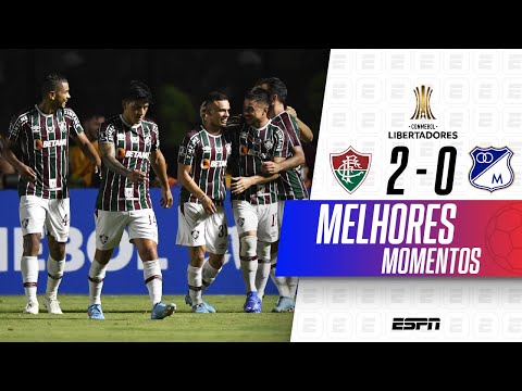 Gols e lances de Fluminense x Millonarios
