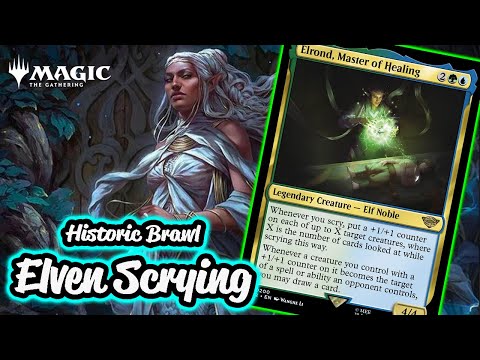 IT'S SCRYING TIME! - Elven Scrying in Historic Brawl - MTG Arena