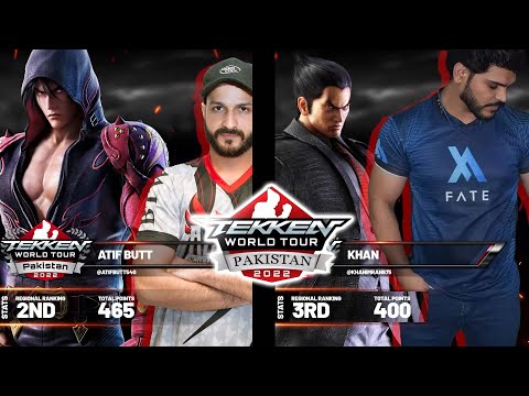 Atif Butt vs Khan - TEKKEN World Tour 2022 Pakistan Regional Finals Top 8 - Pool B