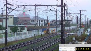 JR 中央本線ライブカメラ② （春日居町 ⇔ 石和温泉）下り甲府、松本方面 live webcam