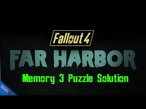 Fallout 4 - Far Harbor - Memory 3 Puzzle Solution - 0H-3X0P