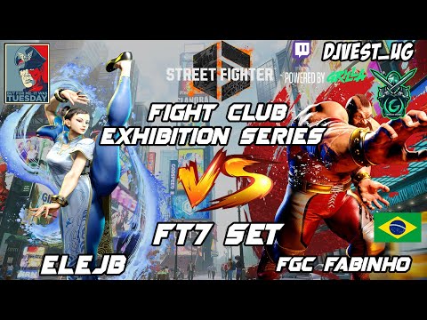 Street Fighter 6 Fight Club Exhibition Series - ELEJB VS FGC FABINHO FT7 Set (Brazil Set)