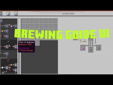 Brewing Guide UI for Minecraft|Minecraft Java add-on