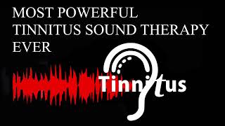 MOST POWERFUL TINNITUS SOUND THERAPY EVER Tinnitus Treatment Ringing in ears Tinnitus Masking Sounds
