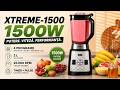 Blender profesional Xtreme-1500,1500 W, 2 L