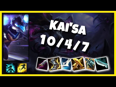 Kai'Sa Gameplay Challenger Replay S11 - 10.25 Bot Lane (10/4/7) - NA