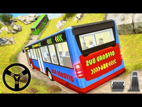 Offroad Bus Driving and Parking - Uphill Public Transport Drive | Android Gameplay