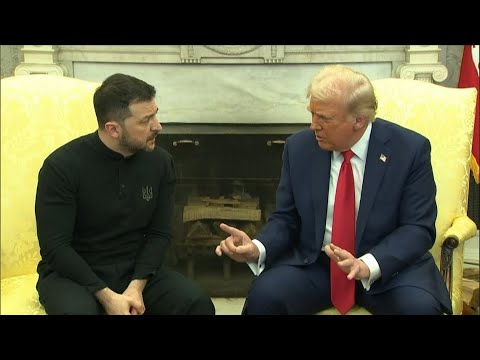'You're gambling with World War III' | Donald Trump speaks to Volodymyr Zelenskyy during meeting