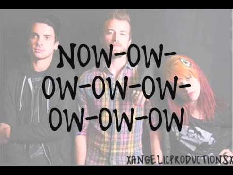 Paramore - Now (lyrics)