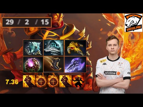 VP.squad1x Ember Spirit Mid 29 Kills | Dota 2 Aggressive Gameplay