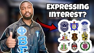 Avoid These Mistakes😬Expressing Interest in Greek D9 Fraternities/Sororities | NPHC Advice