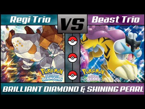 Legendary Pokémon Battle | REGI TRIO vs LEGENDARY BEASTS [Pokémon BDSP]