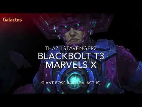 [GBR] Blackbolt T3 (Marvels Uniform) X vs Galactus