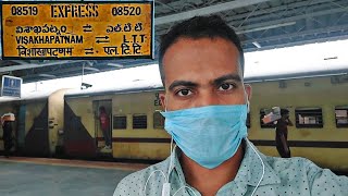 Journey in Visakhapatnam ltt express | 18519 train
