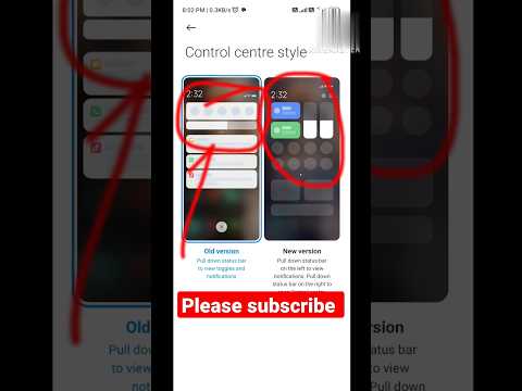Control Centre Style ko Change Kaise kare || How To Change Control Centre Style ||#shorts
