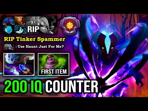 200 IQ Counter Tinker Spammer First Item Urn Spectre No Need Radiance with Pure Annoying Build DotA