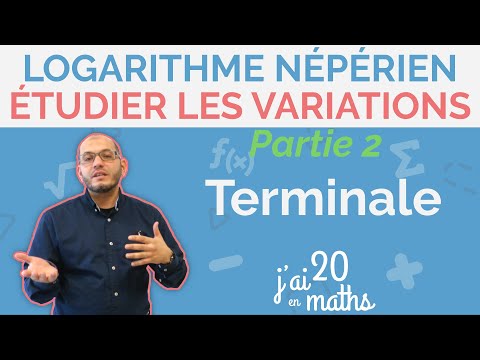 Étudier les variations de la fonction logarithme népérien partie 2 - Logarithme Népérien - Terminale