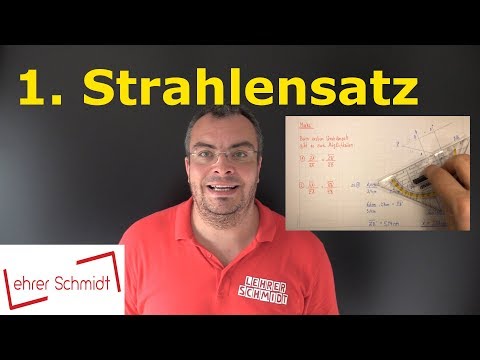 1. Ray theorem - first ray theorem | Line ratio | Mathematics | Lehrerschmidt