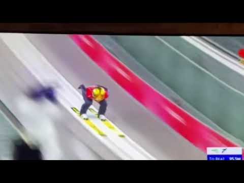 Cristiano Ronaldo ski jumping