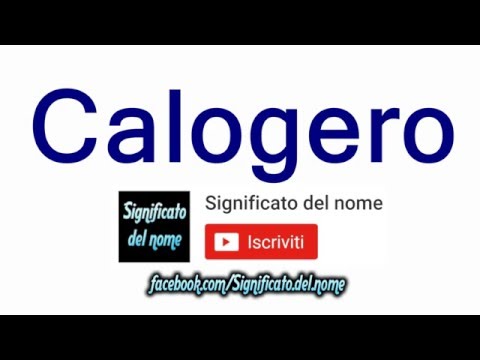Significato del nome Calogero