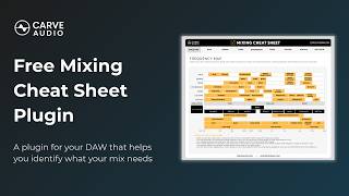 Free Mixing Cheat Sheet Plugin for Your DAW -  Carve Audio