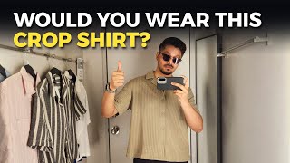 Are these H&M Crop Shirts WORTH Buying 🛍️ Mens Fashion | H&M Shirt Haul | Mall Vlog