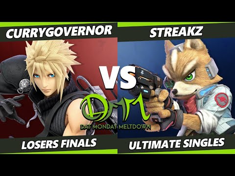 DAT Monday Meltdown 215 Losers Finals - CurryGovernor (Cloud) Vs. Streakz (Fox) SSBU Ultimate