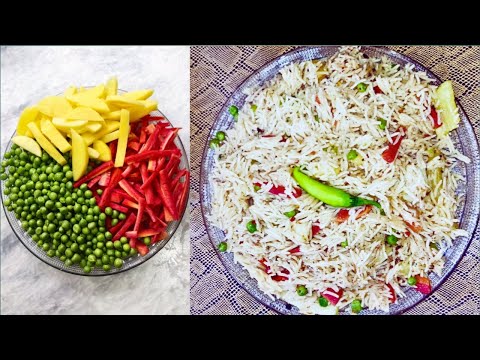 Delicious Vegetable Pulao Recipe by Rafya's Kitchen | Easy and Healthy Rice Dish