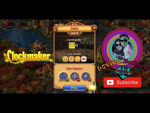 Clockmaker - Match 3 Mystery Game - Stables - Level 76 - 80 - Gameplay