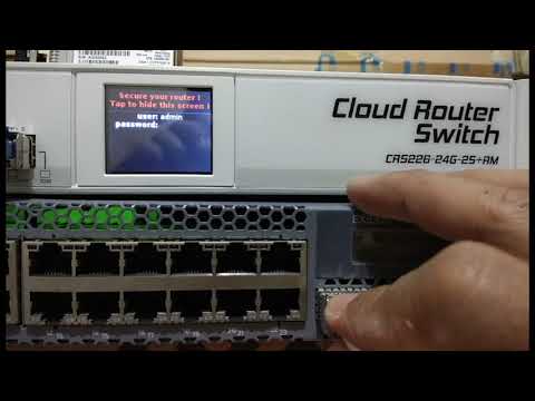 Test HP SFP+ 10Gbase on Mikrotik CRS vs Juniper EX3300