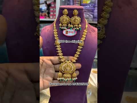 For orders dm me 9542605005 or 7416634154#shorts#ytshorts#jewellery#trending#viral#templejewelery