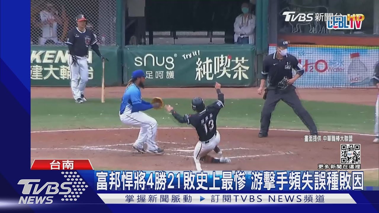 富邦悍將4勝21敗史上最慘 游擊手頻失誤種敗因