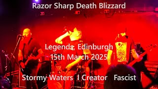 Music video thumbnail preview for Razor Sharp Death Blizzard Stormy Waters, I Creator, Fascist by Razor Sharp Death Blizzard