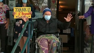 WWII vet who beat COVID-19 gets surprise parade for 100th birthday