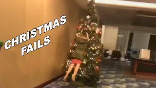TRY NOT TO LAUGH WATCHING FUNNY CHRISTMAS FAILS VIDEOS 2022 #254