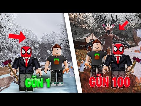 SURVIVING 99 NIGHTS IN THE DANGEROUS JUNGLE?? 🌲🌲- Roblox