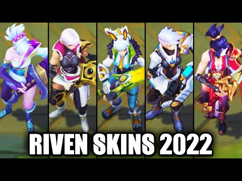 ALL RIVEN SKINS 2022 | League of Legends