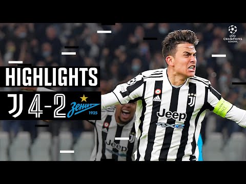 Juventus 4-2 Zenit St. Petersburg | Double Delight for Paulo Dybala! | Champions League Highlights