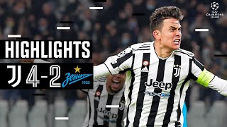 ملخص مباراة : يوفنتوس 4 × 2 زينيت ( الجولة 4 لدوري أبطال اوروبا )