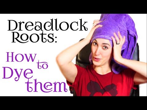 Dreadlocks, how to dye your roots | Dreadlock adventures