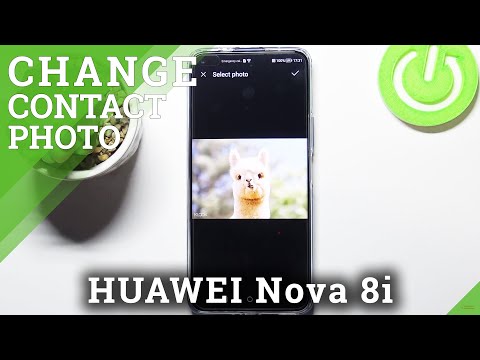 How to Add Photo to Contact in HUAWEI Nova 8i - Personalize Contact List