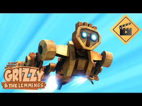🤖 Robot threat 🐻🐹 Grizzy & the Lemmings / Cartoon
