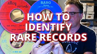 How to identify rare 45rpm vinyl records!