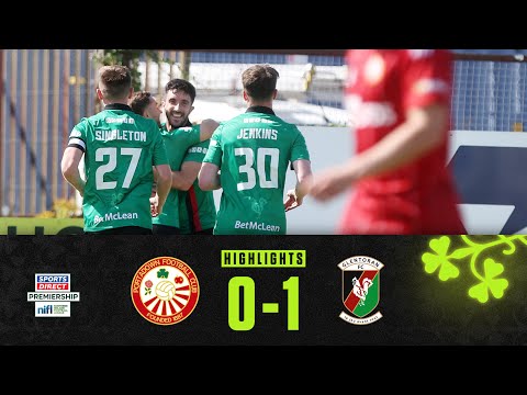 AMOS WINS IT! | Portadown 0-1 Glentoran | #sportsdirectprem