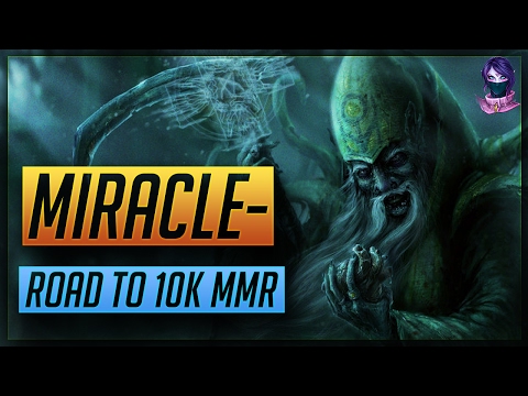 Miracle- is GOD Necrophos Road to 10K MMR Dota 7.02 HIGHLIGHTS #dota2