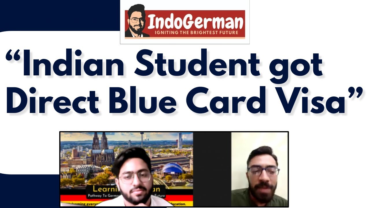 Our Indian Student Directly got Blue Card Visa with 62% in Bachelors | +91 8780217983 | Privesh