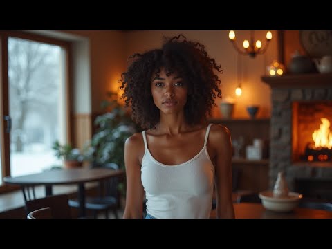 Embermist Café – Lofi Jazz, Firelight Comfort & Snowfall Hush for Calm Focus and Wintertime Escapes