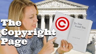 Self Publishing Basics for the Copyright Page