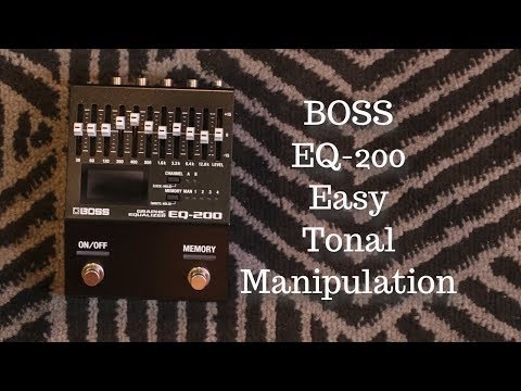 BOSS EQ-200 GRAPHIC EQUALIZER DEMO