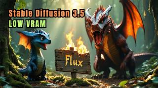 FAST SD3.5 GGUF for low VRAM GPUs with Highest Quality. Stable Diffusion 3.5 Large, Turbo & Medium.